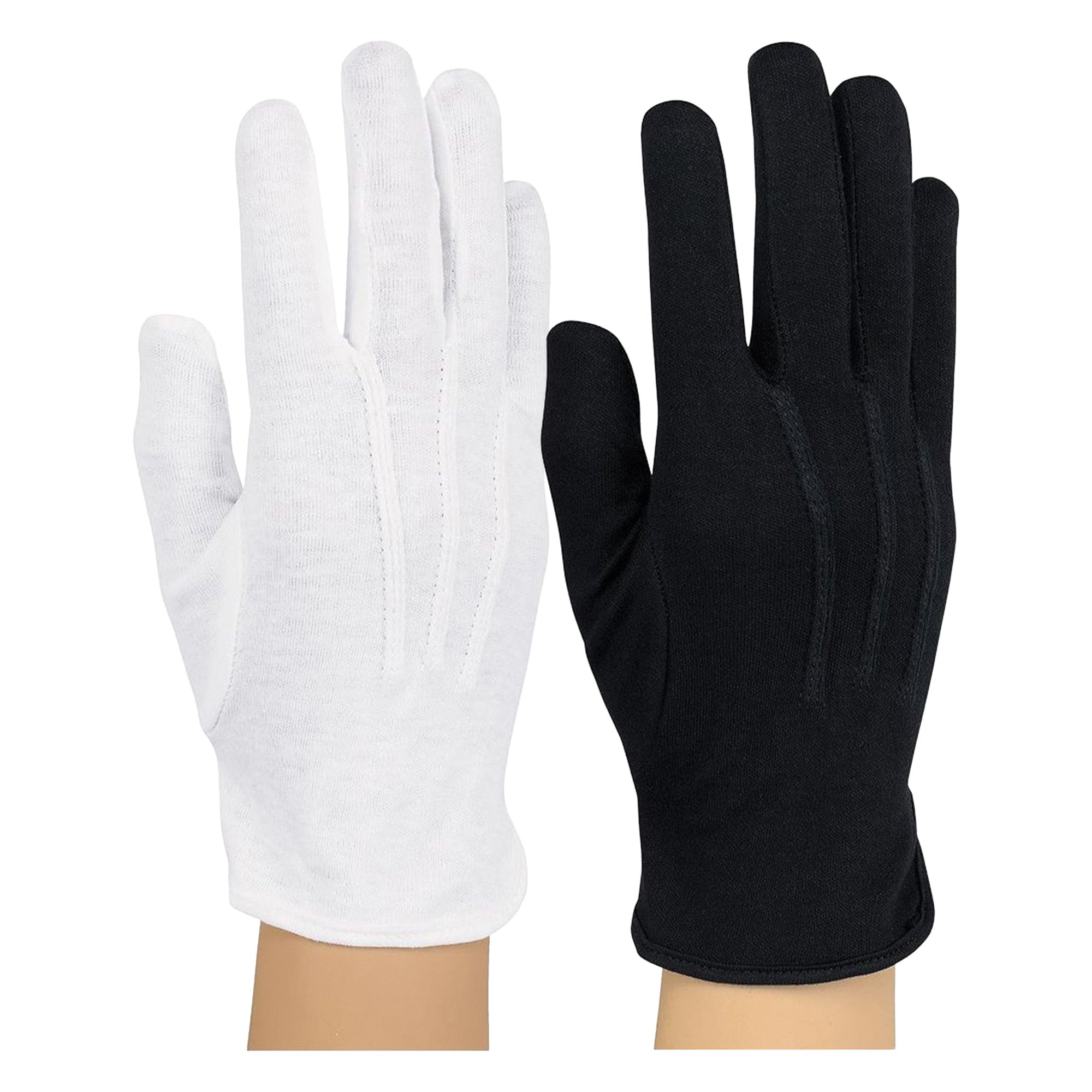 Guantes de algodón con banda militar StylePLUS